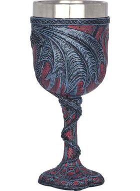 跨境新品中式龙雕像葡萄酒杯个性不锈钢龙造型鸡尾酒杯家居摆件