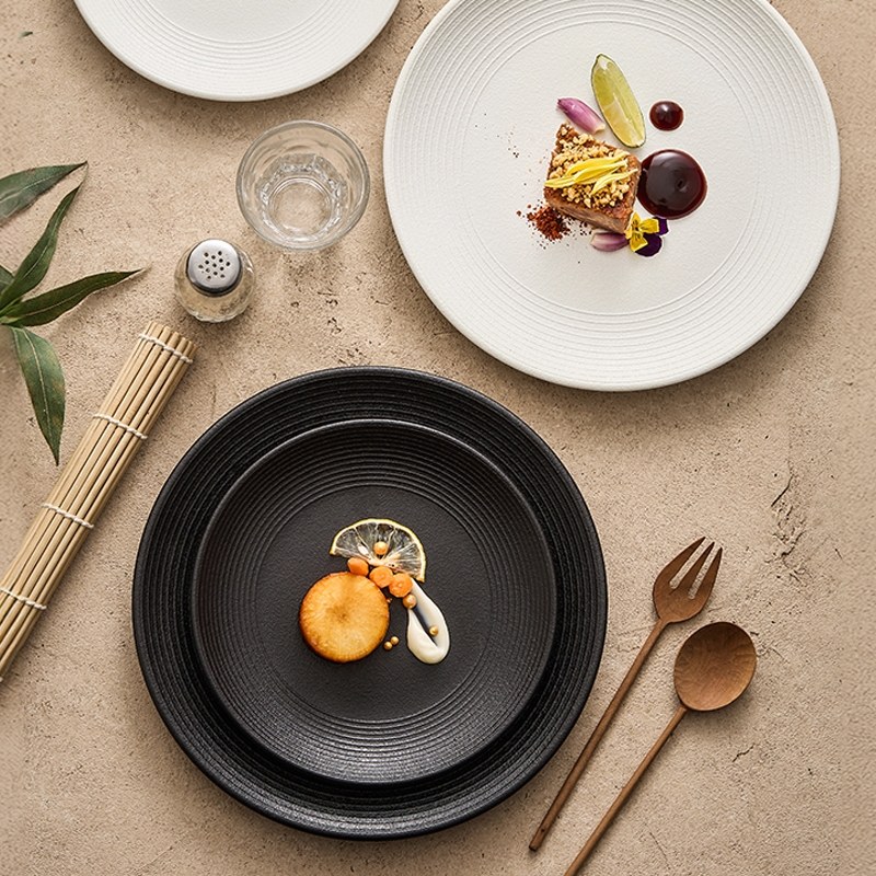 盘子家用菜盘牛排盘浅盘高级感磨砂意面盘西餐盘日式餐盘酒店餐具,淘宝优惠券,粉丝福利购,淘宝优惠卷