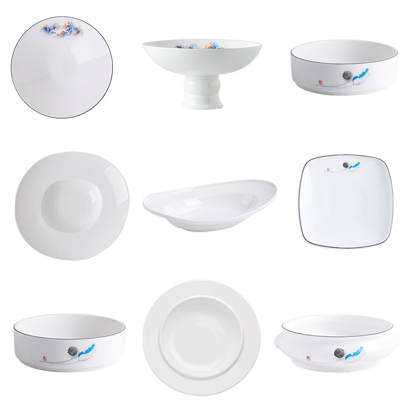 【清仓2件起5折】盘子菜盘家用新款大号深汤盘高级感餐盘酒店餐具,淘宝优惠券,粉丝福利购,淘宝优惠卷