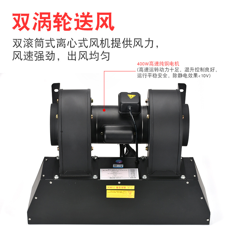 大功率型除静电离子风鼓ZSL-090鼓风机除尘风扇防静电消除尘机 - 图1