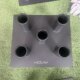 HDUW 5-hole barbell bar storage rack for accessories storage, universal gym home Olympic bar, placed flat and vertically
