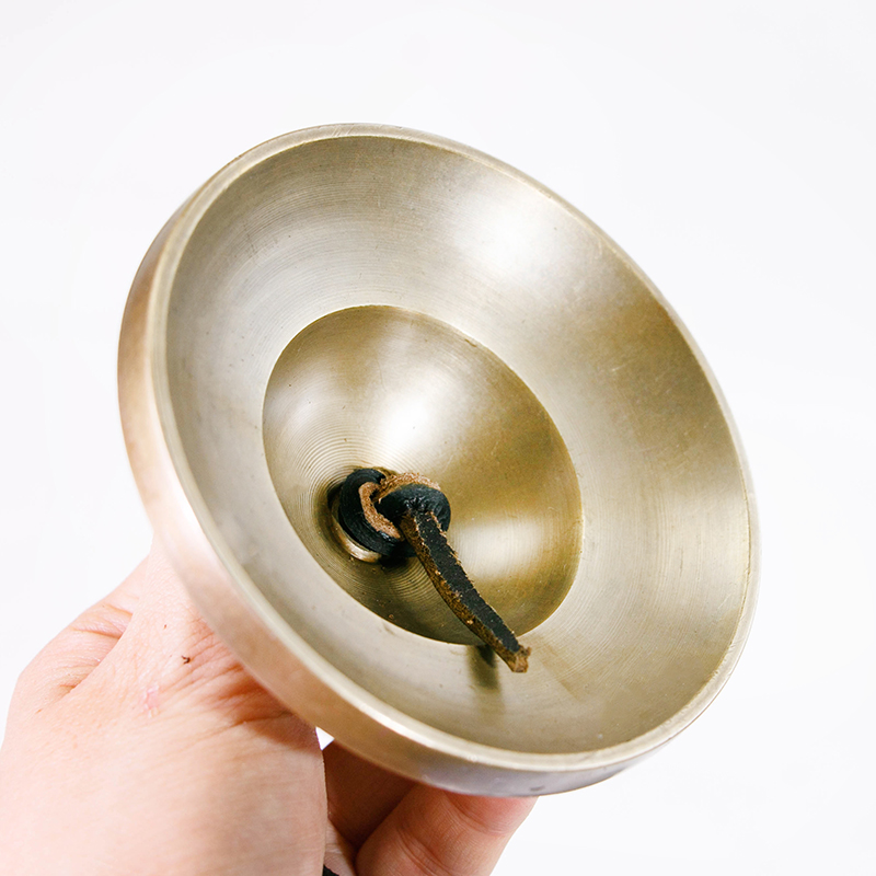 碰铃尼泊尔手工响铜打击音疗乐器冥想颂钵风铃丁夏民族传统铃钹 - 图3