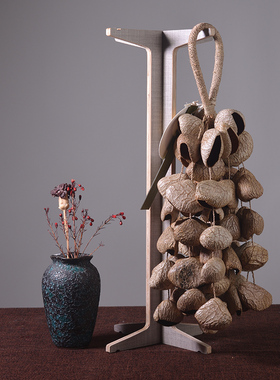 天然果壳手摇果木风铃