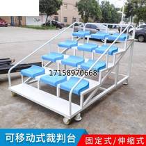 Stadium Athletics field to look at the bench seat point Timing desk 27 2418 2418 Retractable End of the Referee Bench ~