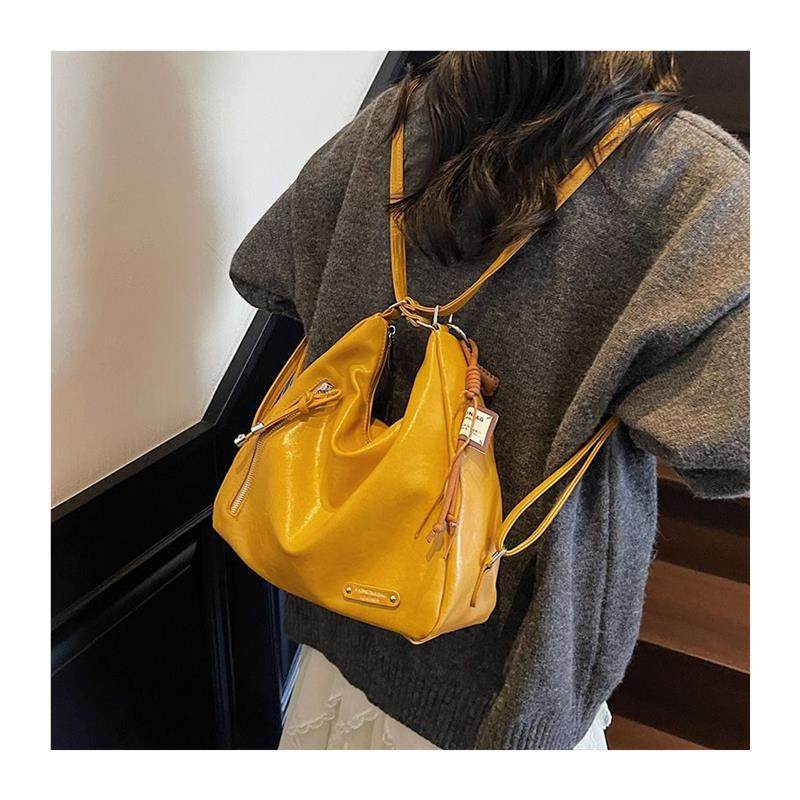 真皮双肩包包女2025新款一包三用多功能背包通勤托特包单肩腋下包,淘宝优惠券,粉丝福利购,淘宝优惠卷