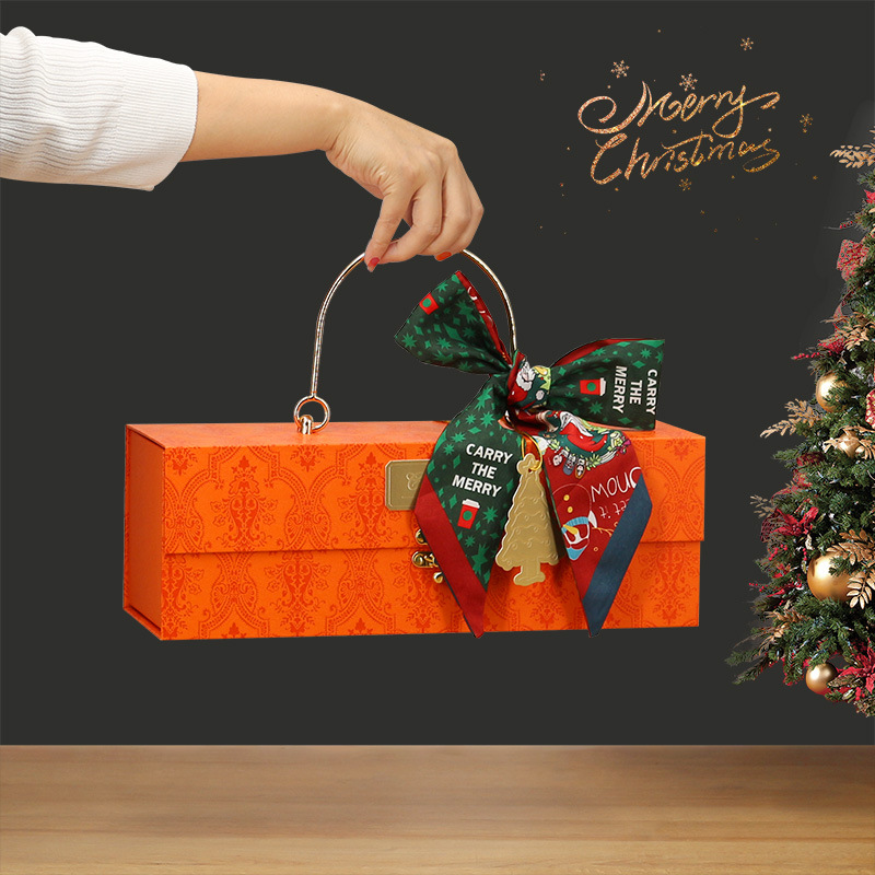 抖音高级感圣诞节礼盒糖果苹果小礼物礼品包装盒空盒创意送女朋友-图0