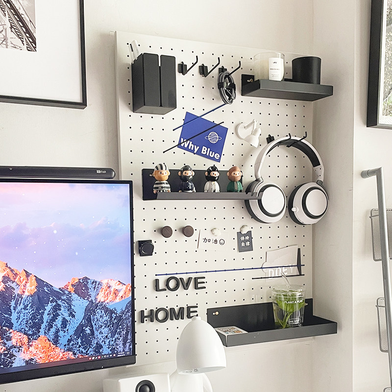 Ins punch-free wall storage hole board