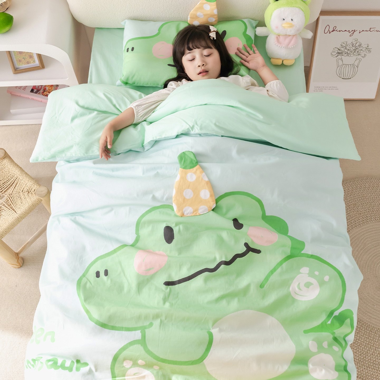 a类纯棉幼儿园被子三件套宝宝入园专用儿童床品被套被褥六七件套,淘宝优惠券,粉丝福利购,淘宝优惠卷