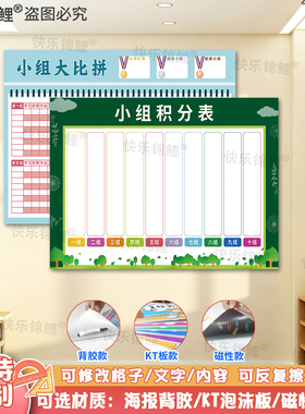 幼儿园班级评比红花榜墙贴定制