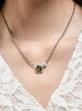 【新年礼物】APM Monaco 方形可调节链环锁骨项链方糖新款锁骨链