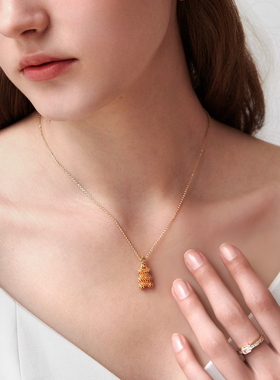 小众新款女项链apmMONACO金属