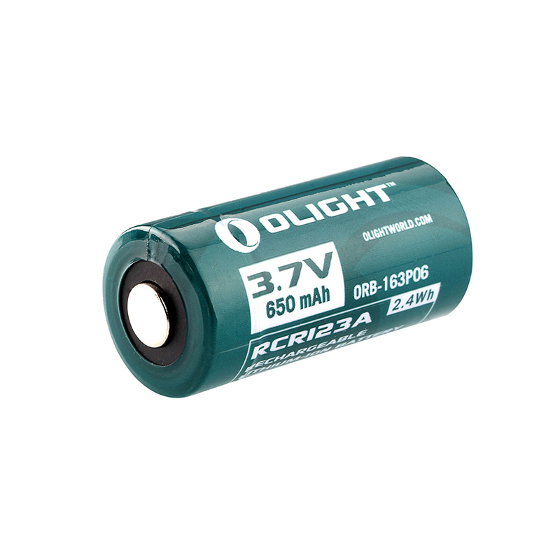 OLIGHT傲雷RCR123A/16340带保护板3.7V 650mAh ORB-163-P06锂电池 - 图1