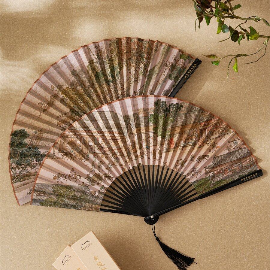 南京博物馆文创端午礼物金陵繁华录折扇礼盒汉服国风同学老师伴手
