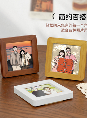迷你小相框摆台照片定制情侣摆件