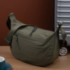 Men's Nylon Canvas Large Capacity Crossbody Dumpling Bag