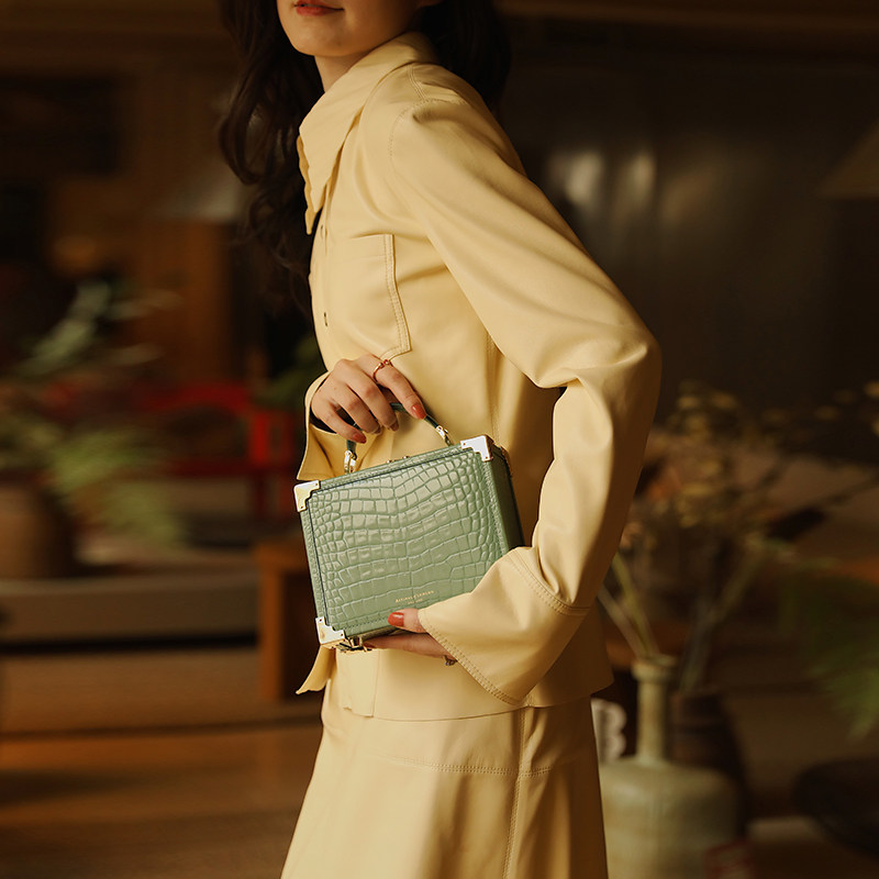 【季末特价】Aspinal小箱包Trunk盒子斜挎包手提单肩女包轻奢通勤,淘宝优惠券,粉丝福利购,淘宝优惠卷