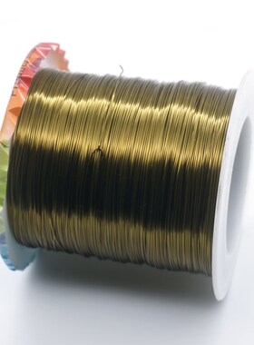 彩色铜线漆包线缠绕缠花饰品配件唢呐哨片铜丝抗氧化发簪材