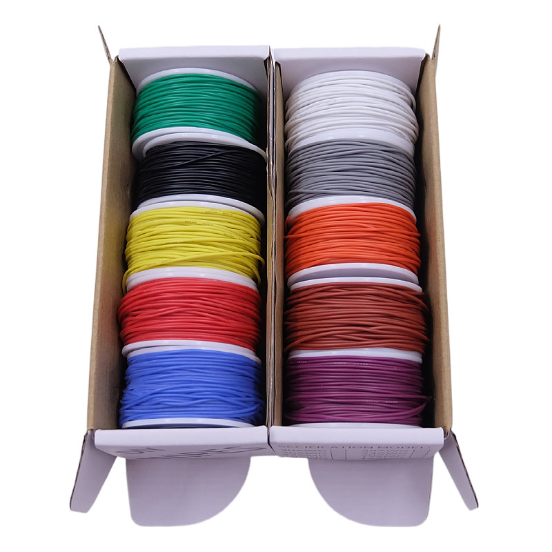特软耐高温硅胶线镀锡铜柔性电线五色盒装卷装DIY航模新能源软线,淘宝优惠券,粉丝福利购,淘宝优惠卷