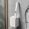Disposable toilet brush household toilet cleaning brush disposable sponge head toilet brush wall-mounted toilet brush set
