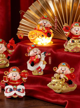 财神到我家盲盒摆件2026马年吉祥物礼品新年好运礼物送员工礼品