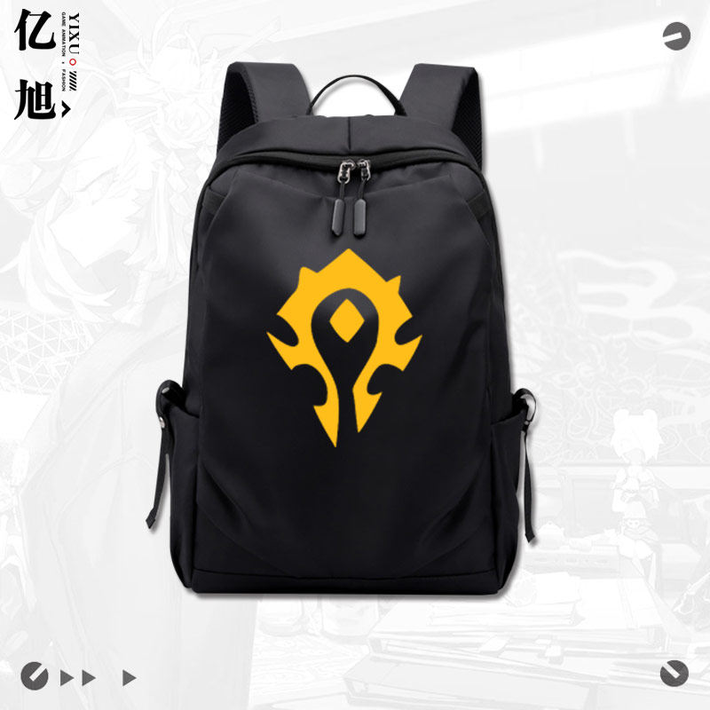 魔兽世界电影周边部落联盟魔兽男女大容量双肩背包学生防水书包tt,淘宝优惠券,粉丝福利购,淘宝优惠卷