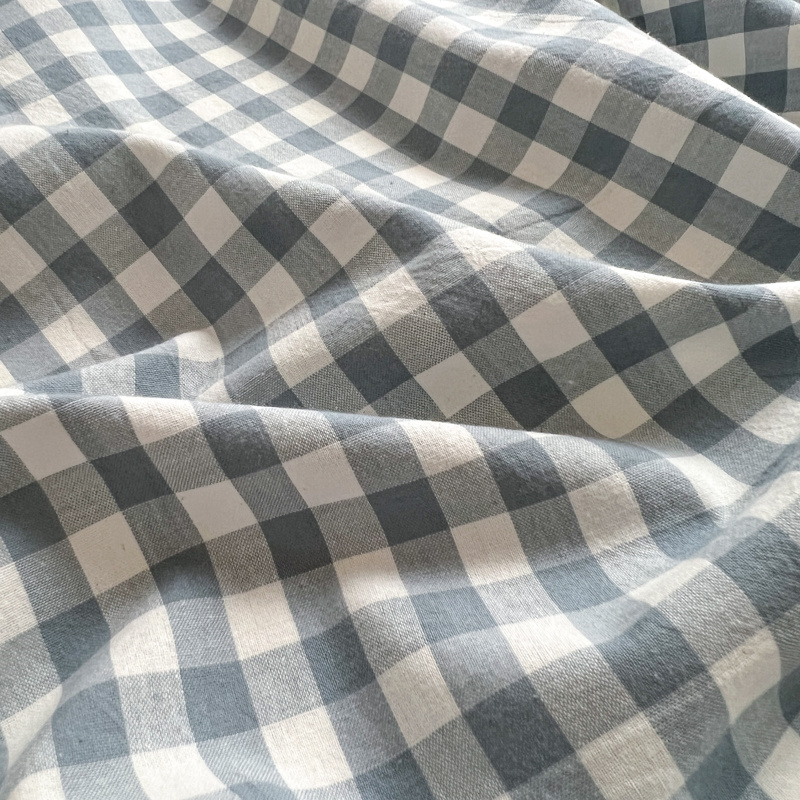 A类100全棉纯棉色织水洗棉床单单件宿舍单双人被单枕套三件套床笠 - 图2