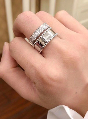 2024新款欧美时尚小众满天星戒指