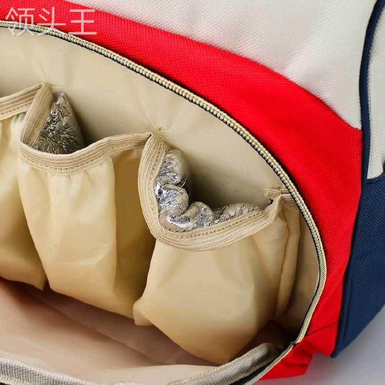 妈咪包2023新款韩版帆布奶瓶包包 食里湘风食品妈咪包/袋