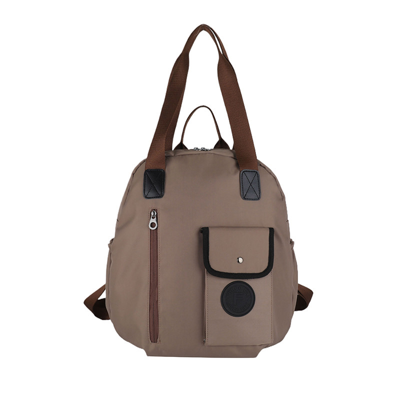 双肩包女2025春秋新款超大容量手提单肩撞色旅行包通勤休闲托特包,淘宝优惠券,粉丝福利购,淘宝优惠卷