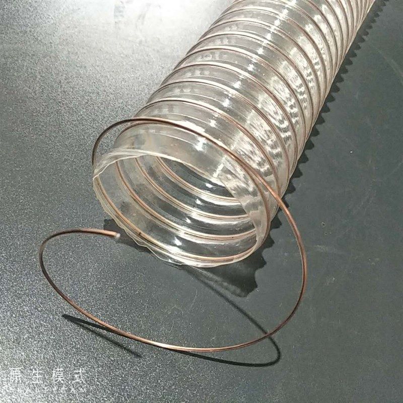 PU聚氨酯25mm-180mm壁厚0.6木工机械钢丝伸缩软管 工业除尘管,淘宝优惠券,粉丝福利购,淘宝优惠卷