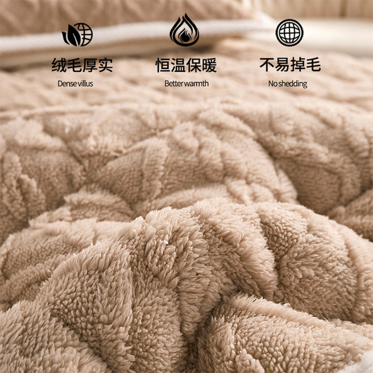 A类牛奶绒床垫褥子冬季家用软垫毛毯子加厚学生宿舍床铺垫被单人