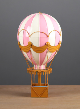 仿真做旧欧洲热气球创意金属工艺品模型家居桌面装饰摆件礼物