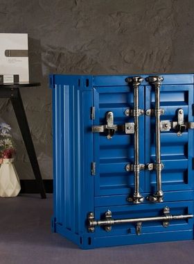 复古怀旧工业风收纳储物柜集装箱