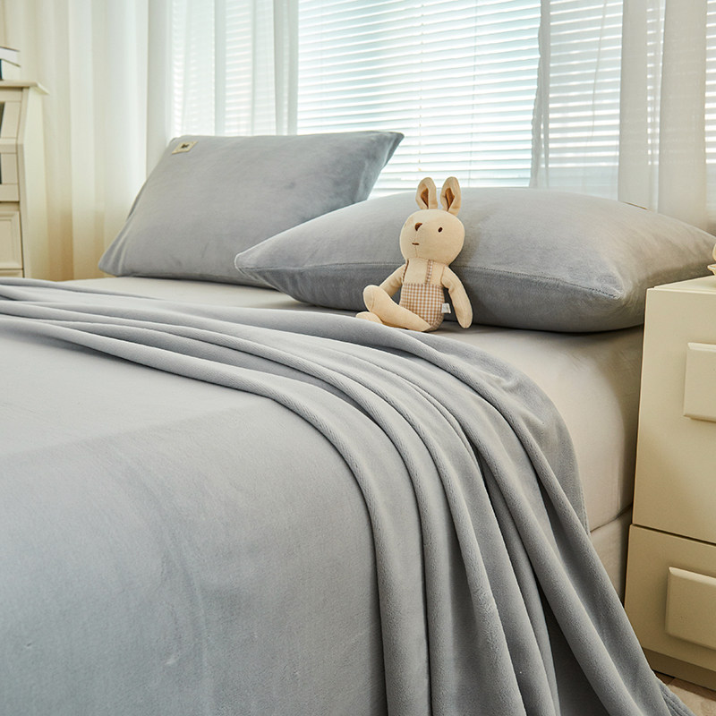 新款牛奶绒床单单件冬季加厚法兰绒珊瑚绒宿舍单人被单加绒毛毯子,淘宝优惠券,粉丝福利购,淘宝优惠卷