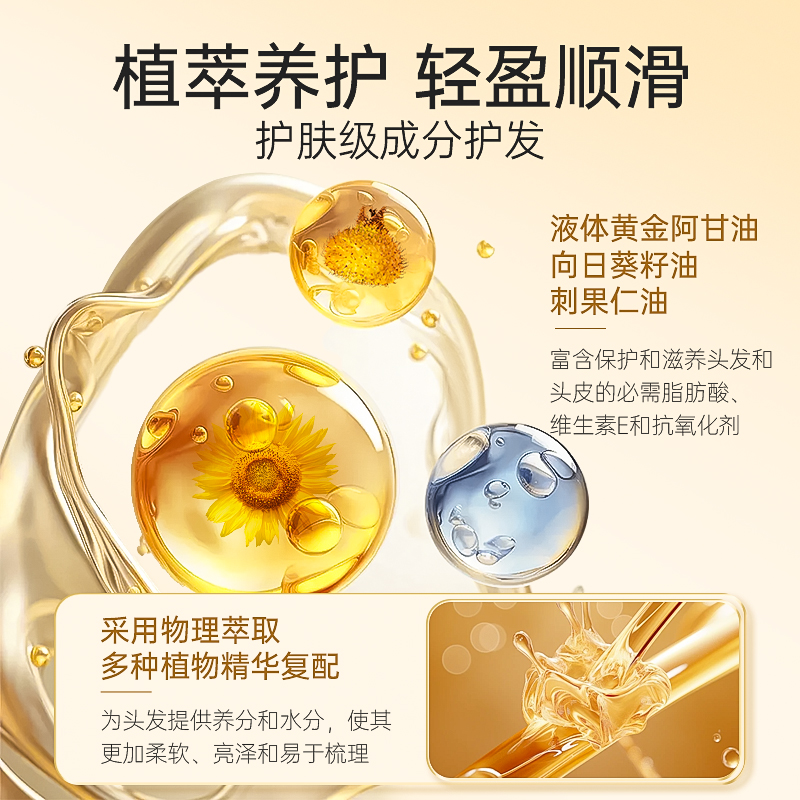 德国进口摩洛哥护发精油女防毛躁柔顺修复干枯烫染受损持久留香