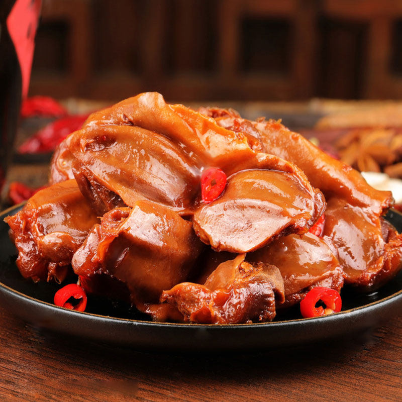 啃发蒸卤鸭胗22g袋装黑鸭味香辣味开袋即食卤味鸭货下酒解馋小吃,淘宝优惠券,粉丝福利购,淘宝优惠卷