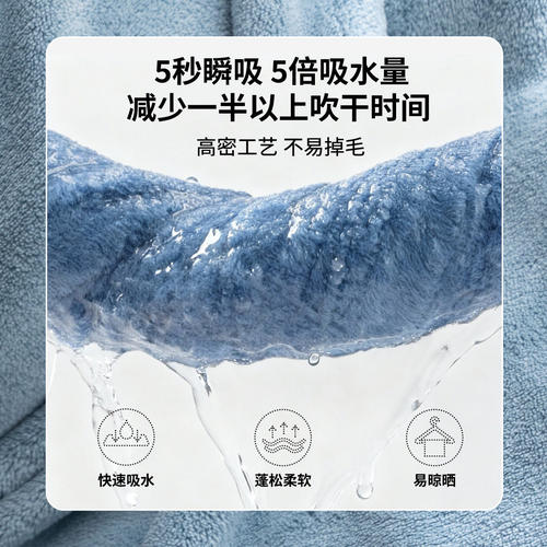 chichipaws宠物狗狗浴巾珊瑚绒毛巾吸水速干猫咪洗澡擦全身浴袍 - 图3
