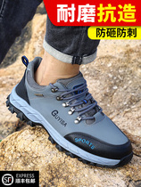 Deir Talao Shoes Mens Mens Winter Anti-Smash Anti-Piercing Steel Head Mens Shoes Safety Worksite Electrics Insulation Old Guard