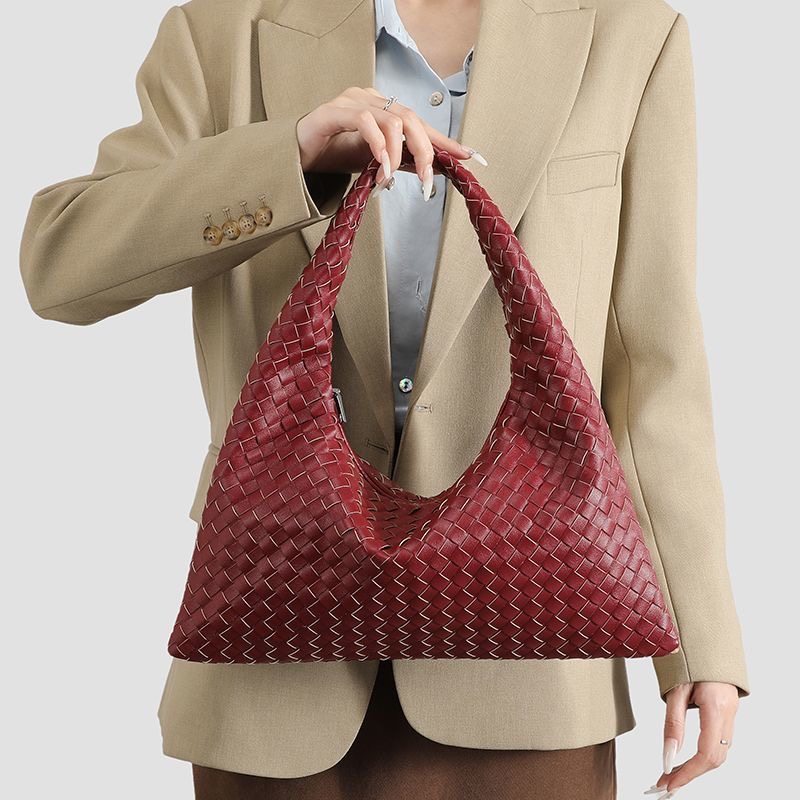 新款复古编织包包2025单肩百搭时尚腋下大容量手提包托特包,淘宝优惠券,粉丝福利购,淘宝优惠卷