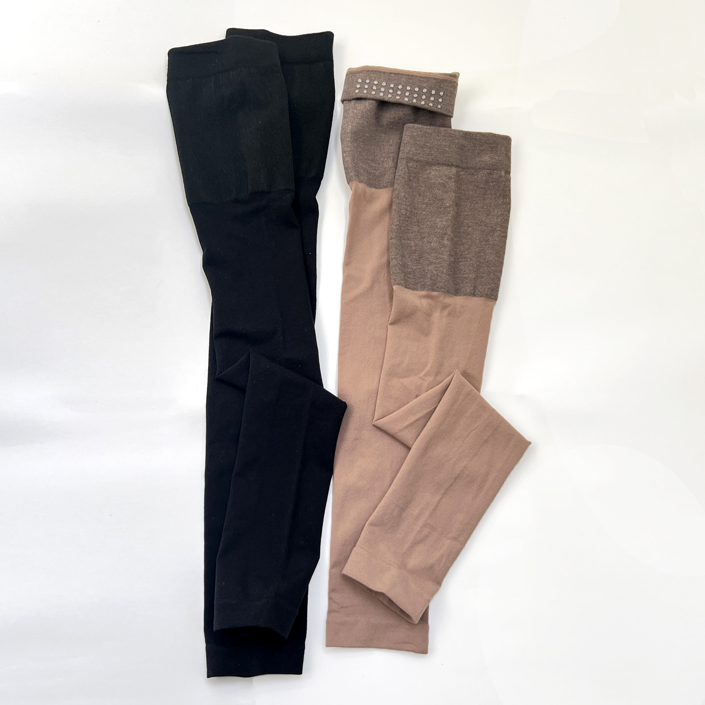春秋护膝九分袜套高筒丝袜女防滑护膝加厚长筒袜空调袜光腿神器,淘宝优惠券,粉丝福利购,淘宝优惠卷