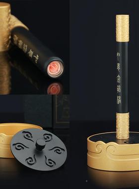 灰缸防飞灰金棒箍火创折子带盖烟灰缸意LX-RY-24家用轻奢烟高级感