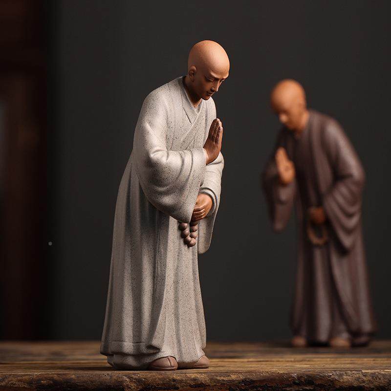 创意紫砂小和茶宠摆件人物禅意茶EYF道尚茶室桌面家居客茶桌厅装,淘宝优惠券,粉丝福利购,淘宝优惠卷