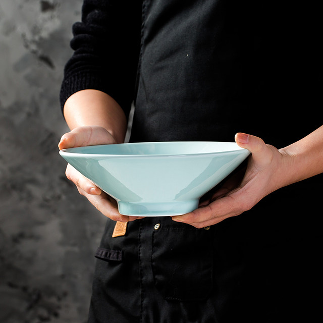 Jingdezhen celadon hat bowl noodle bowl large soup bowl