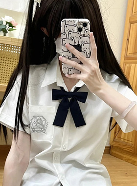 黑色领结jk日系学院风蝴蝶结