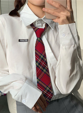 RUNPAULA/奔宝拉学院风jk领带