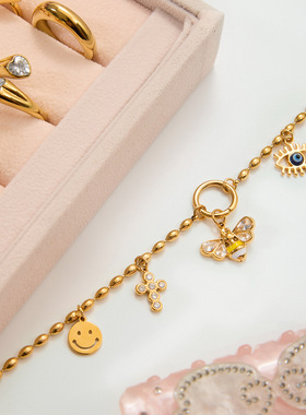 小蜜蜂项链女轻奢高级感