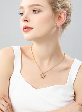 sweetpeeps新款法式ins锁骨链