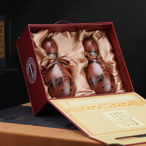 仰韶彩陶坊 地利礼盒装白酒整箱500ml*6瓶 46+70度纯粮食酒 送礼 - 图2