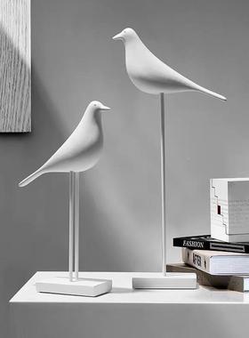 现代简鸟摆客厅件电视柜家居软装样板房XS100644约酒柜装饰摆件饰