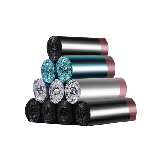 抽绳垃圾袋家用加厚手提式厨房宿舍自动收口带绳拉收塑料袋实惠装